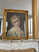 Lataa kuva Galleria-katseluun, Pastellimaalaus kullatuissa kehyksissä, Pariisi
